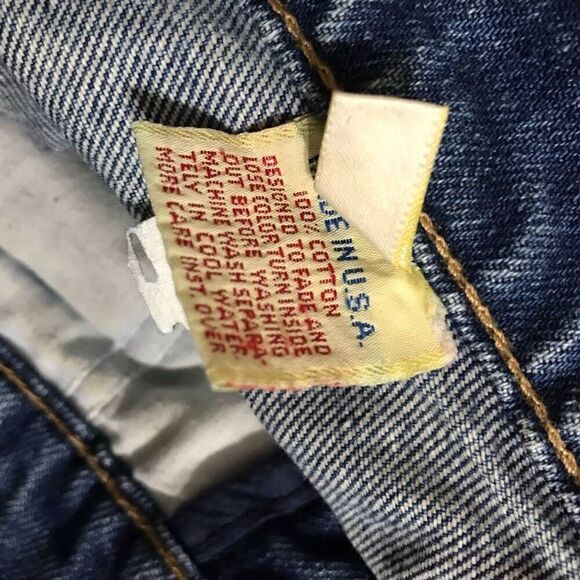 Calvin Klein Vtg Straight Jeans Size 8 - Picture 12 of 12